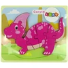 Lean Toys Medinė dėlionė Dinozauras LeanToys, 6 det.