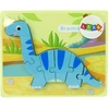 Drewniane Lean Toys Medinė delionė dinozauras