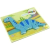 Drewniane Lean Toys Medinė delionė dinozauras