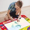 Duża Didelis vandens kilimėlis piešimui ir tapybai + 2 žymekliai - raudoni gyvūnai d080