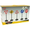 Lean Toys Edukacinis kelio ženklų rinkinys 82cm