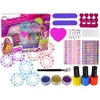 Lean Toys Nagų lakavimo rinkinys, rožinis