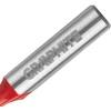 Graphite Frezavimo antgalis, tiesus, HM, 6 x 19 mm, kotas 8 mm