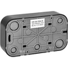 Orno Dvigubas „ToDo“ lizdas 2x2P+Z, 16A/230VAC, IP20, juodas