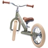 Dviratis-trybike - 2 plieniniai ratai - vintažinės žalios spalvos (30TBS-2-GRN-VIN)