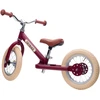 Dviratis-trybike - 2 plieniniai ratai - vintažinės raudonos spalvos (30TBS-2-Raudonas-VIN)