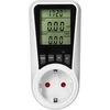 Orno Dwutaryfowy Dviejų tarifų vatmetras, energijos skaičiuoklė su LCD ekranu, 2 atskiri tarifai, vidinė baterija, 16A 230V, „Schuko“ versija