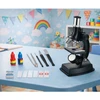 Lean Toys Mikroskopas vaikams su priedais 300x didinimas