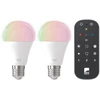 EGLO - 2 x E27 A60 išmaniųjų lempučių rinkinys - RGB + TW - Zigbee ir Bluetooth