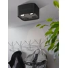 „Eglo“ – „Caminales-Z“ išmanusis lubinis šviestuvas – juodas – 24 x 24 cm – RGB + reguliuojama balta spalva – „Zigbee“ ir „Bluetooth“