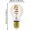 EGLO CONNECT-Z E27 LED A60 Amber – 2 išmaniųjų spiralinių lempučių su nuotolinio valdymo pultu, „ZigBee“, „Matter Thread“