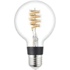 EGLO CONNECT-Z E27 LED G80 – išmanioji spiralinė rutulinė lemputė su RGB ir balta šviesa, „Zigbee“, „Matter“ ir „Thread“