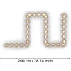 EGLO connect.su STRIPE-Z 2 m LED juostos prailginimas – reguliuojamos baltos spalvos (skirtas Art. 99684)