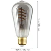EGLO - E27 ST64 spiralinė dūmų formos išmanioji lemputė - Zigbee ir Bluetooth