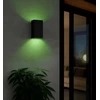 EGLO - Eremitana-Z lauko sieninis šviestuvas - juodas - RGB + TW - Zigbee ir Bluetooth