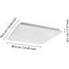 EGLO – „Herora-Z“ išmanusis lubinis šviestuvas – baltas – 59,5 x 59,5 cm – reguliuojamo baltumo – „Zigbee“ ir „Bluetooth“