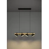 „Eglo“ – „Hornwood-Z“ išmanusis pakabinamas šviestuvas – natūralios medienos ir juodos spalvos – RGB + reguliuojamos baltos spalvos – 78 cm – „Zigbee“ ir „Bluetooth“