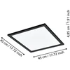 Eglo - Salobrena-Z išmanioji LED panelė 45x45cm - juoda - Zigbee ir Bluetooth