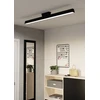 EGLO Simolaris-Z išmanusis lubinis šviestuvas – 122 cm – RGB + TW – Zigbee ir Bluetooth – juodas