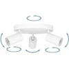 EGLO Telimbela-Z išmanusis prožektorius apvalus – baltas – RGB + reguliuojamo baltumo – Zigbee ir Bluetooth
