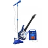 Žaislinė elektrinė gitara su mikrofonu ir stiprintuvu Iso Trade mx-17366, mėlyna