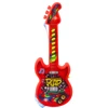 Lean Toys Vaikiška žaislinė gitara su melodijomis, raudona
