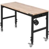 Stół Elektrinis darbastalis, 122x51x75-97,5cm, 4 ratukai, maks. 500kg, proline