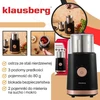 Kavamalė Elektrinė 2 viename elektrinis kavos ir prieskonių malūnėlis, juodas, Klausberg, KB-7992