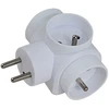 Esperanza ELK302W Electrical Splitter 3 sockets Baltas