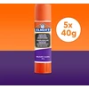 Elmer's - išnykstantys violetiniai klijų pieštukai, 40 gramų (5 vnt. pakuotė) (2143884)