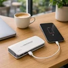 EMP106WE išorinė baterija 8000mAh Radium balta-pilka Esperanza