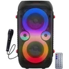 Esperanza EP156 BT FM LED RGB KARAOKE Speaker Juodas 20W