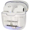 Belaidės Ausinės - Esperanza EH237W Bluetooth 5.3 TWS 10m Nuotolis Baltos