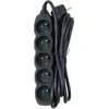 Esperanza ELK208K Power strip 5GN/3M Juodas