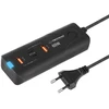 Mobilus Įrenginys - Esperanza EZC109 60W Greitas Įkrovimas 4 Prievadai Juodas