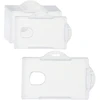 Lean Plastikinis horizontalus ID kortelių dėklas, 10x7 cm