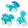 Lean Toys Spalvingi dinozaurai su ratukais