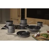 Eva Trio - Pilkas Line Wok - Pilka - 5,0 L - 32 cm