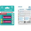 EZA103R Esperanza įkraunamos Ni-MH AA 2000mAh baterijos, 2 vnt. raudonos