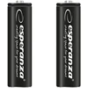 EZA105 Esperanza įkraunamos Ni-MH AA didelės talpos 2600 mAh baterijos, 2 vnt. juodos