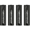 EZA106 Esperanza įkraunamos Ni-MH AA didelės talpos 2600 mAh baterijos, 4 vnt. juodos