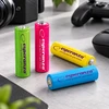 EZA107 Esperanza įkraunamos Ni-MH baterijos AAA 1000mAh 4 vnt. mišrių spalvų
