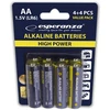EZB103 Esperanza baterie alkaliczne aa 8szt blister