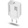 EZC104W Esperanza 20W USB-C PD sieninis įkroviklis, baltas