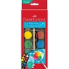 Faber-Castell akvarelinių dažų dėžutė, 12 spalvų, didelė (125018)