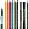 Meninės Priemonės - Faber Castell FC-117520 12-Vnt. Akvareliniai Pieštukai