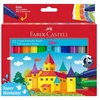 Faber-Castell - Flomasteriai Jumbo - 12 vnt., labai lengvai nuplaunami (154311)