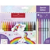 Faber-Castell - Flomasteris vienaragis 18+6 + lipdukai (554221)