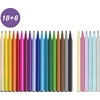 Faber-Castell - Flomasteris vienaragis 18+6 + lipdukai (554221)