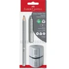 Faber-Castell - Grafitinių pieštukų rinkinys Jumbo Grip - sidabrinis BC (111996)